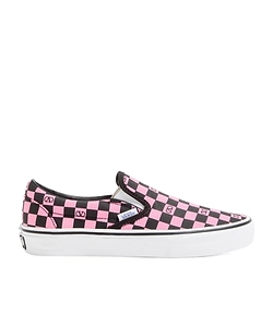 Valentino Garavani X Vans Checkerboard Printed Slip-On Sneakers