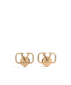 Vlogo Signature Metal Earrings