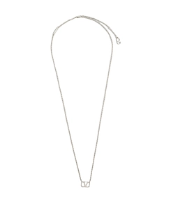 Vlogo Signature Metal Necklace