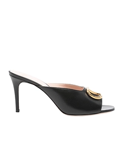 Valentino Logo Hardware Heeled Sandals