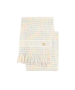 Vlogo Signature Wool And Cashmere Scarf
