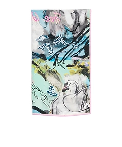 Vivienne Westwood Graphic-Print Square Scarf