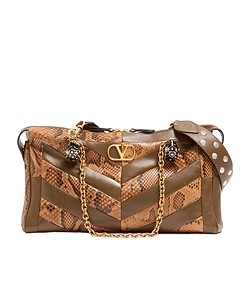 Zippered Shoulder Bag
