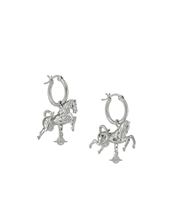 Horse Hoop Earrings