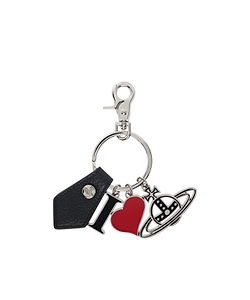 Vivienne Westwood Logo Charm Keychain