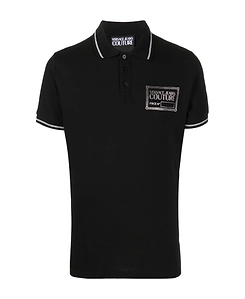Versace Jeans Couture Logo Patch Polo Shirt