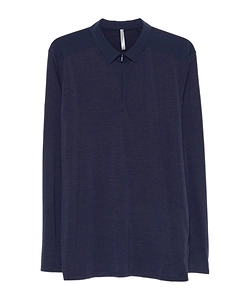 Zip Detail Polo Shirt