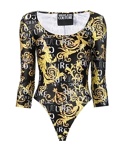Versace Jeans Couture Logo-Printed Long-Sleeved Crewneck Body