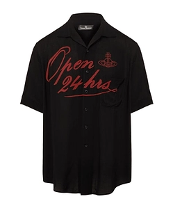 Open 24 Hours Bowling Shirt