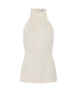 Veronica Beard Johanne Halterneck Sleeveless Top