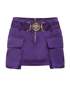 Logo Belt Mini Skirt