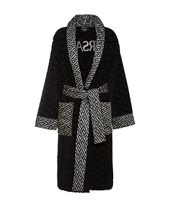 Logo Belt Bathrobe