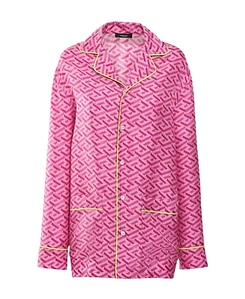 Letter Combination Twill Shirt