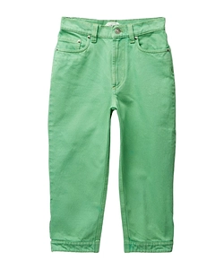 Versace Logo-Patch Cropped Capri Jeans