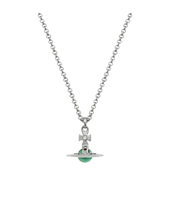 Small Spherical Pendant Necklace