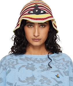 Vivienne Westwood Striped Knitted Bucket Hat