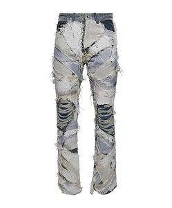 Who Decides War Beach Sand Patchwork Jeans