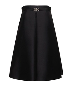 Metal Logo Detail Dress