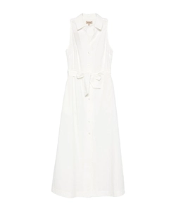 Woolrich Sleeveless Tie-Waisted Dress