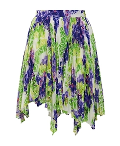 Pleated Mini Skirt