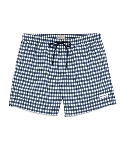 Elasticated-Waistband Swim Shorts