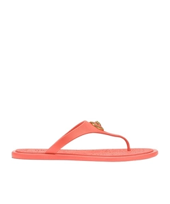 Versace Alia Thong Strap Flat Sandals