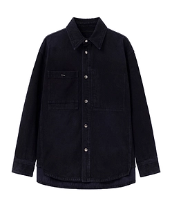 Denim Shirt With Back Logo
