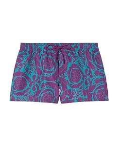 Versace Baroque Pattern Drawstring Swim Shorts