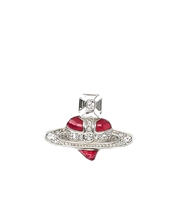 Vivienne Westwood New Diamante Embellished Heart Ring