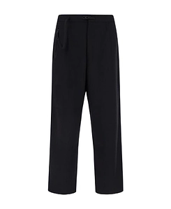 Cropped Straight-Leg Trousers