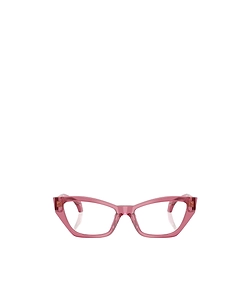 Versace Eyewear Logo Print Cat-Eye Frame Glasses