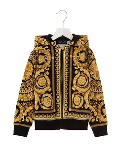 Versace Kids Baroque Printed Long-Sleeved Hoodie
