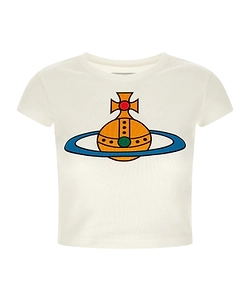 Vivienne Westwood Orb Printed Ribbed T-Shirt