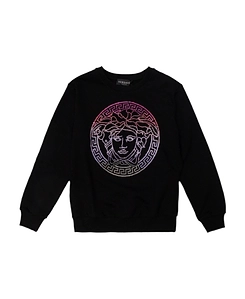 Versace Kids Medusa Head Motif Crewneck Sweatshirt