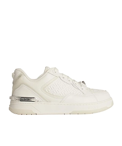 Versace Logo-Embossed Low-Top Sneakers