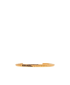 Versace Logo-Engraved Bracelet