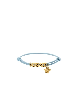 Versace Logo-Lettering Bracelet