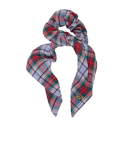 Vivienne Westwood Tartan Logo Hair Tie