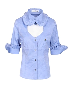 Vivienne Westwood Ruffle Detailed Short-Sleeved Shirt