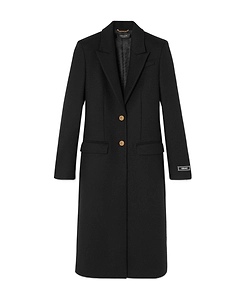 Versace Long-Sleeved Button-Up Coat