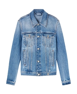 Versace Medusa Biggie-Embellished Buttoned Denim Jacket
