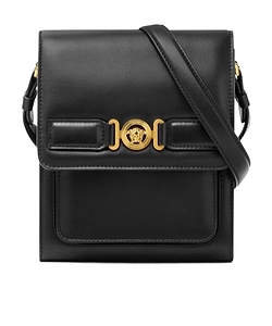 Versace Medusa Biggie Foldover Top Crossbody Bag
