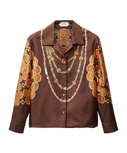 Medusa Chain Printed Shirt