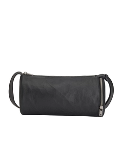 Y-3 Leather Barrel Bag