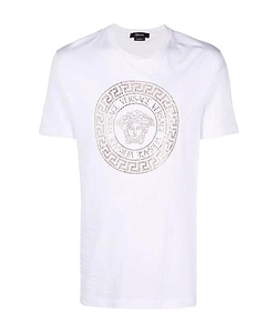 Medusa Logo Embellished T-Shirt
