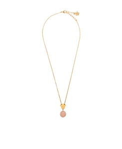 Versace Medusa Pendant Embellished Necklace