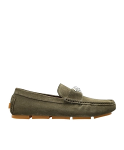 Versace Medusa Plaque Slip-On Loafers