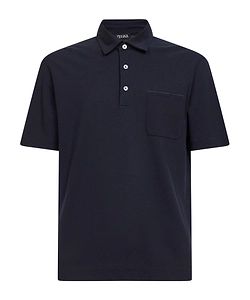 Zegna Patch Pocket Polo Shirt