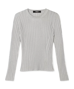 Versace Ribbed Knit Crewneck Top