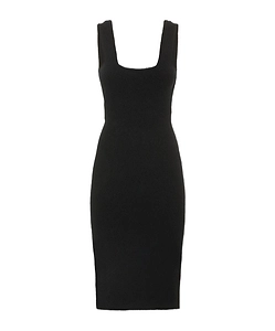 Knitted Square Neck Dress